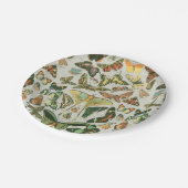 蝶ヴィンテージアンティーク蝶アート ペーパープレート (アングル)