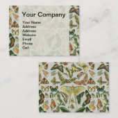 蝶ヴィンテージアンティーク蝶アート 名刺 (正面/裏面)