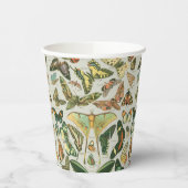 蝶ヴィンテージアンティーク蝶アート 紙コップ (左)