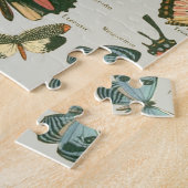 蝶ヴィンテージパター絵画ン蝶 ジグソーパズル (側面)