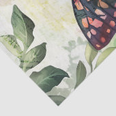 蝶ヴィンテージ手書の手紙の切り離し 薄葉紙 (詳細)