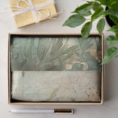 蝶ヴィンテージ手書の手紙の切り離し 薄葉紙 (ギフト)