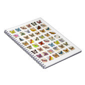 蝶ヴィンテージ葉書ephemera collageシート ノートブック (右側)