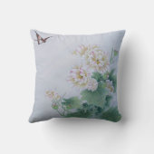 蝶中国の付き花 クッション (裏面)