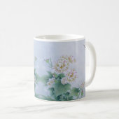 蝶中国の付き花 コーヒーマグカップ (正面右)