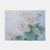 蝶中国の付き花 ドアマット (正面)