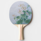蝶中国の付き花 卓球ラケット (正面)