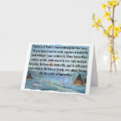 蝶伝説 カード (黄色い花)