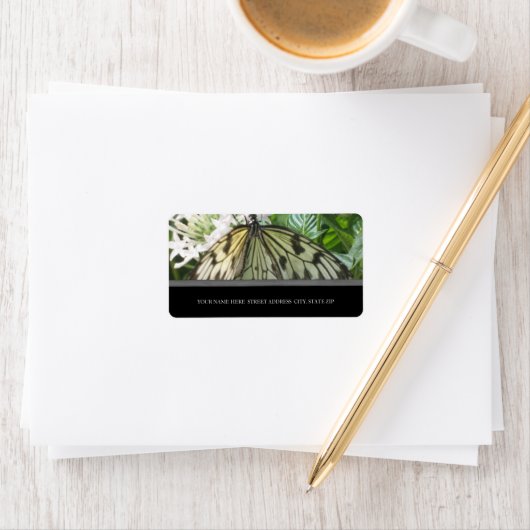 蝶住所 シール (インサイチュ)