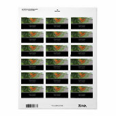 蝶住所 シール (フルシート)