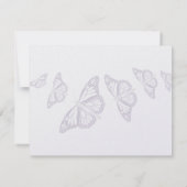 蝶保存日付カード セーブザデート (裏面)