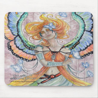 蝶保護者のマウスパッド マウスパッド