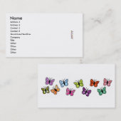 蝶列の名刺 名刺 (正面/裏面)