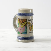 蝶及び日光 ビールジョッキ (正面左)