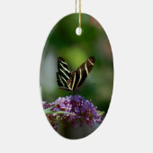 蝶及び花のオーナメントまたは壁掛け セラミックオーナメント (右)