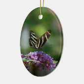 蝶及び花のオーナメントまたは壁掛け セラミックオーナメント (左)