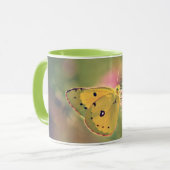 蝶及び野生の花のコーヒー・マグ マグカップ (正面左)
