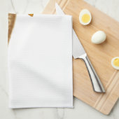 蝶台所タオルを持つ子猫猫 キッチンタオル (四つ折り)