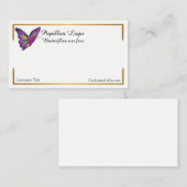 蝶名刺のロゴ 名刺 (正面/裏面)