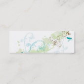 蝶名刺 スキニー名刺 (裏面)