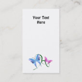 蝶名刺 名刺 (裏面)