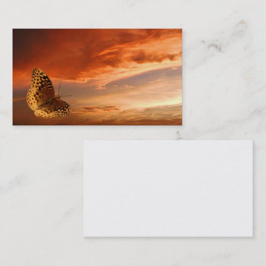 蝶名刺 名刺 (正面/裏面)