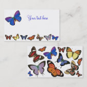 蝶名刺 名刺 (正面/裏面)