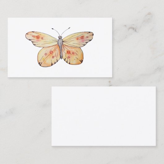 蝶名刺 名刺 (正面/裏面)