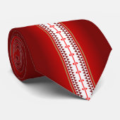 蝶国家の赤 ネクタイ (ロール)