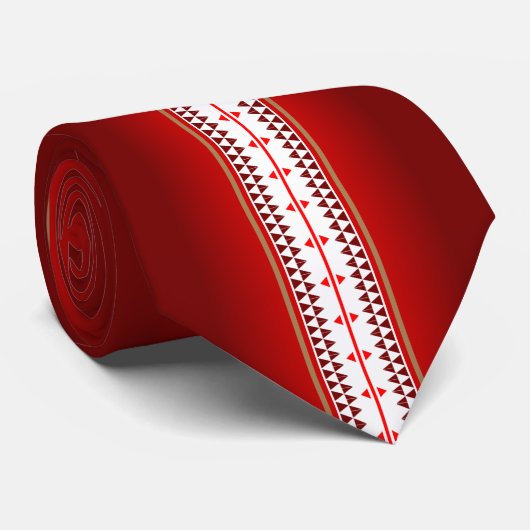 蝶国家の赤 ネクタイ (ロール)