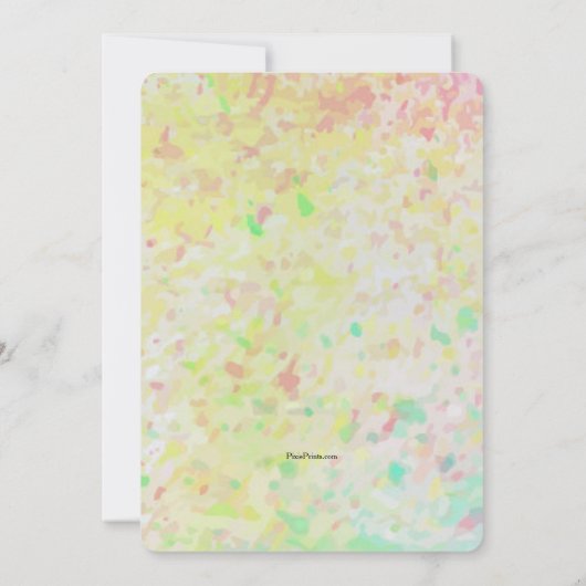 蝶夢の写真の招待状 招待状 (裏面)