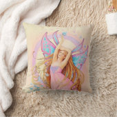 蝶妖精の枕 クッション (ブランケット)