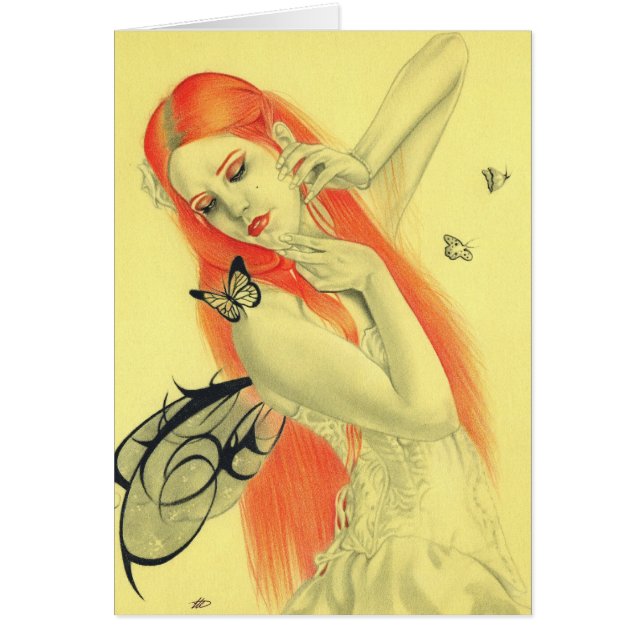 蝶妖精の秘密カード (正面)