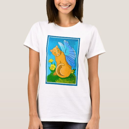 蝶妖精猫 Tシャツ (正面)
