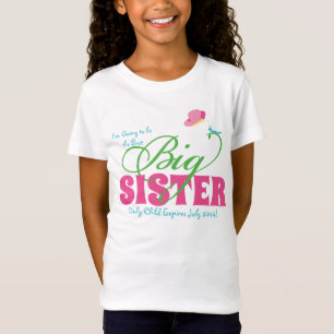 蝶姉のパーソナライズな女の子のTシャツ Tシャツ