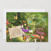 蝶姫パーティー招待状 招待状 (正面)