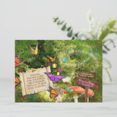 蝶姫パーティー招待状 招待状 (スタンド正面)