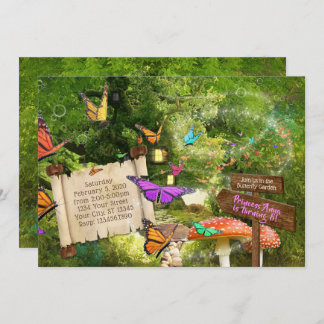 蝶姫パーティー招待状 招待状