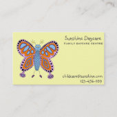 蝶家族保育所保育所 名刺 (正面)