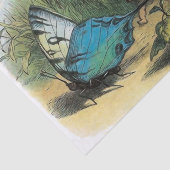 蝶小妖精や小人アートワークかわいい小人蝶 薄葉紙 (詳細)