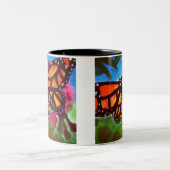 蝶庭のマグ11oz (白か黒) ツートーンマグカップ (中央)