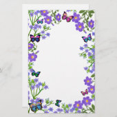 蝶庭の文房具 便箋 (正面/裏面)