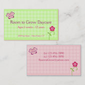 蝶庭の粋な名刺 名刺 (正面/裏面)