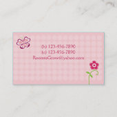 蝶庭の粋な名刺 名刺 (裏面)