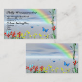 蝶庭の花 名刺 (正面/裏面)