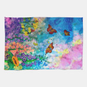 蝶庭16" x 24"手タオル キッチンタオル (横)