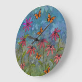 "蝶庭"の柱時計 ラージ壁時計 (傾斜)