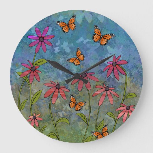 "蝶庭"の柱時計 ラージ壁時計 (正面)