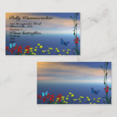 蝶庭 名刺 (正面/裏面)