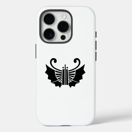 蝶形扇子(胡蝶) Case-Mate iPhoneケース (裏面)